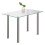 Glass Dining Rectangle Table with Chromed Legs 1