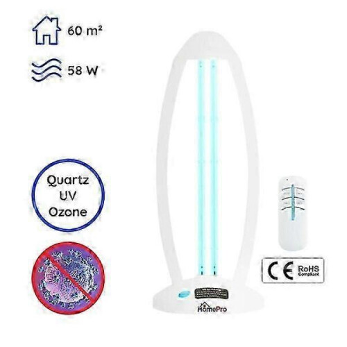 58W UV quartz lamp with ozone function, suitable for multiple industries and strong disinfection ability