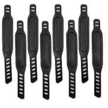 8pcs Exercise Bike Pedal Straps, Adjustable Pedal Straps Foot Pedal Spinning Exercise Bike Home - JZ