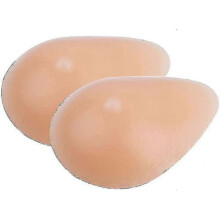 (100g, Spiral) 1 Pair Soft Silicone Breast Forms Fake Boobs Prosthetic Breast Forms For Evening - KM