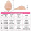 (100g, Spiral) 1 Pair Soft Silicone Breast Forms Fake Boobs Prosthetic Breast Forms For Evening - KM 5