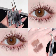 Curly Mascara Iron Eye Black, Eye Black, Waterproof And Slim