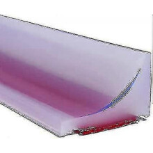 (translucency) 2m Silicone Shower Threshold Water Dam Wet Room Floor Barrier, Shower Splash Guard Rubber Bath Seal Strip