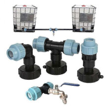 (Straight 32mm) Ibc Tank Water Pipe Connector Garden Lawn Hose Adapter Home Tap Fitting Tool Cy - HZ
