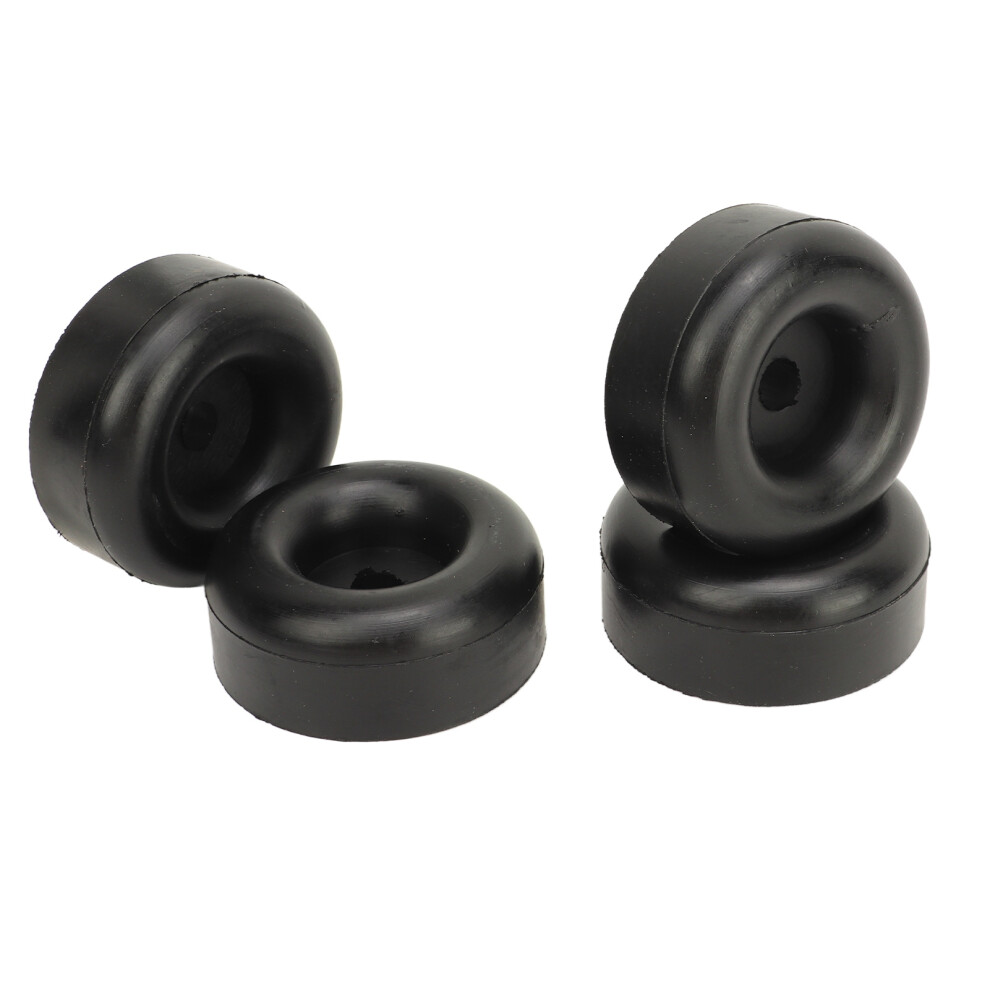 4Pcs 2.5Inch Trailer Door Rubber Bumpers Round With Hole For Cargo Rv & Ships 8341351863077