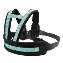 (Light blue) Child Motorcycle Harness Adjustable Breathable Bicycle Bike Safety Belt with Reflective Strip Kids Safety for Seat Strap - KM