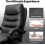 (Black)Ergonomic PU Leather Recliner with Footrest 7