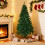 Living And Home 7FT/ 210cm Green Artificial Christmas Tree with Metal Stand 2