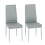 Joolihome 2 PCS Faux Leather Dining Chairs Set High Back 1