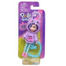 Polly Pocket Hoodie Buddy 2 Figure Clip Monster