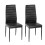 Joolihome 2 PCS Faux Leather Dining Chairs Set High Back 1