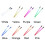 (White) LED Chopsticks Kitchen Tableware ABS 26  3  3 Cm Washable 1 Pair Party Prop Multicolor 3