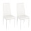Joolihome 2 PCS Faux Leather Dining Chairs Set High Back 1