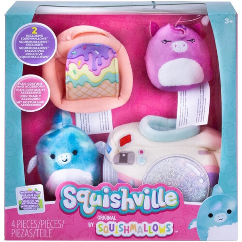 Squishmallows Squishmallows Squishville Mini Weekend Trip Toy