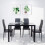 Joolihome 4 PCS Faux Leather Dining Chairs Set High Back 2