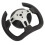 Racing 280mm D Shaped Steering Wheel Black 19