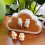 (yellow) Cloud Tulip Lamp Table Bedside Mirror Night Light Birthday Gift DIY Material~ 4