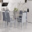 Joolihome 6 PCS Faux Leather Dining Chairs Set High Back 2
