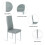 Joolihome 6 PCS Faux Leather Dining Chairs Set High Back 5