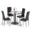 Joolihome 6 PCS Faux Leather Dining Chairs Set High Back 7