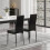 Joolihome 6 PCS Faux Leather Dining Chairs Set High Back 8