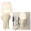 (White) -new A Shy Man Boy Desk Lamp, S Table Lamp Bedside 1