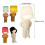 (Blue) -new A Shy Man Boy Desk Lamp, S Table Lamp Bedside 4