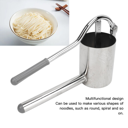 Stainless Steel Noodle Maker - Manual Pasta Press for Kitchen 2