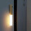 (Light Brown) Portable Wall Light Smart Body Sensor LED Night Light USB Charging Magnetic Mount [HS] 5