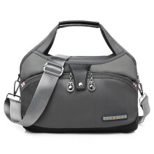(Gray) Waterproof Handbag Multifunctional Pink Fashion Bag with Large Capacity Women's Bag