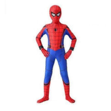 (110CM,BLUE)Kids Spiderman Cosplay Suit Far From Home Spiderman Costume Halloween Cosplay Costume BSSM