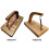 (A, yellow) Wooden Decision Maker Magnetic Swing Pendulum Decision Tabletop Game Toy Decor 3