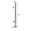 MonsterShop 90cm Eindbaluster- Roestvrij staal 7