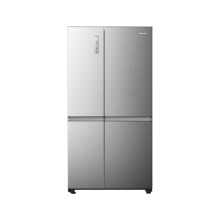 Hisense RS5P668SSCC 91cm 652L Silver American Style Four Door Fridge Freezer