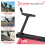 BIGZZIA 4-in-1 Folding Treadmill,Q8 Pro,with Touch Control,Black 4
