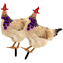 6 Stück Huhn Schild Stecker Für Rasen Und Garten