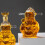 Botella De Vino De Vidrio Artística Del De Decoración 8
