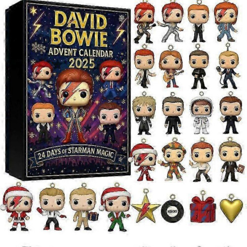 (David Bowie,Acrylic Flat)2025 Christmas Advent Calendars Decoration Acrylic Flat -CAN