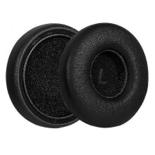 (Black) Protein Earpads for AVENTHO WIRELESS Earphone Earcups with Buckle - JZ