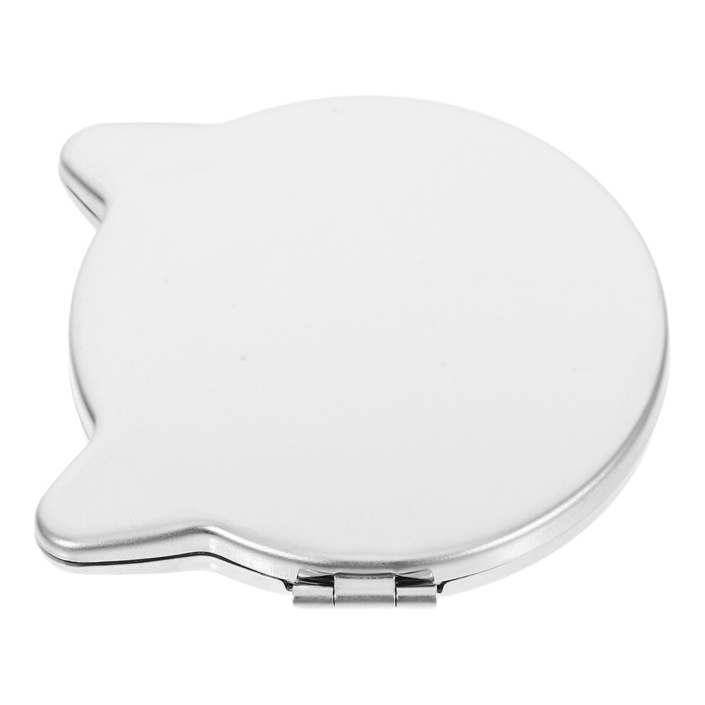 Solustre Stainless Steel Portable Travel Makeup Mirror Handheld Single Side