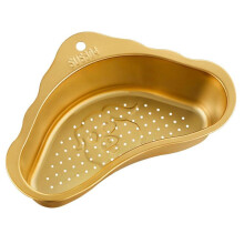 (gold) Triangle Sink Drain Basket, Stainless Steel, Durable, Creative Design for Kitchen Supplies