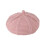 Pink Kids Wool Beret Hat Lightweight Solid Color Autumn Winter 1