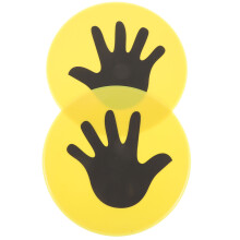 2Pcs Multi Color PVC Football Training Markers Durable Floor Pads