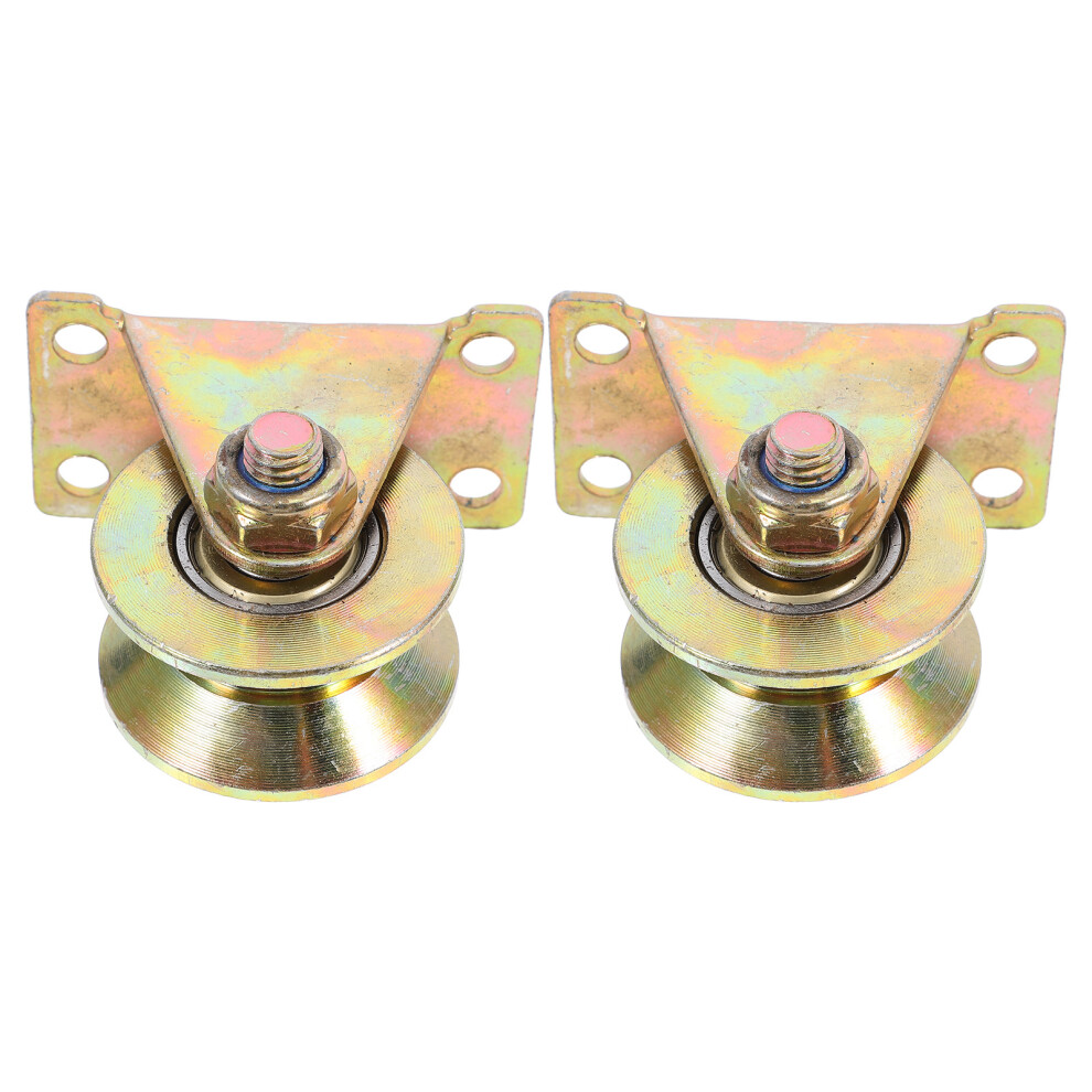 2Pcs 2 Inch Cable Pulley Wheel For Garage Door Ceiling Mount 3351924442276