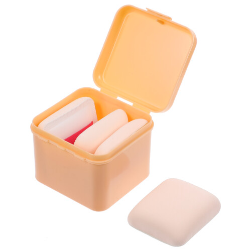 Reusable Chocolade Make-Up Powder Puff Voor Gezicht En
