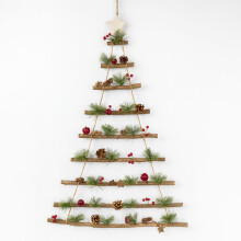 Neo Wooden Hanging Wall Christmas Tree Decoration