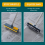 Floor Scrubbing Brush with Long Handle & Bristles 6