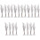 20Pcs DIY Iron Wire Snow Tree Ornaments Multi-Color Desktop Home Decor 5