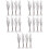 20Pcs DIY Iron Wire Snow Tree Ornaments Multi-Color Desktop Home Decor 9