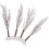 20Pcs DIY Iron Wire Snow Tree Ornaments Multi-Color Desktop Home Decor 3